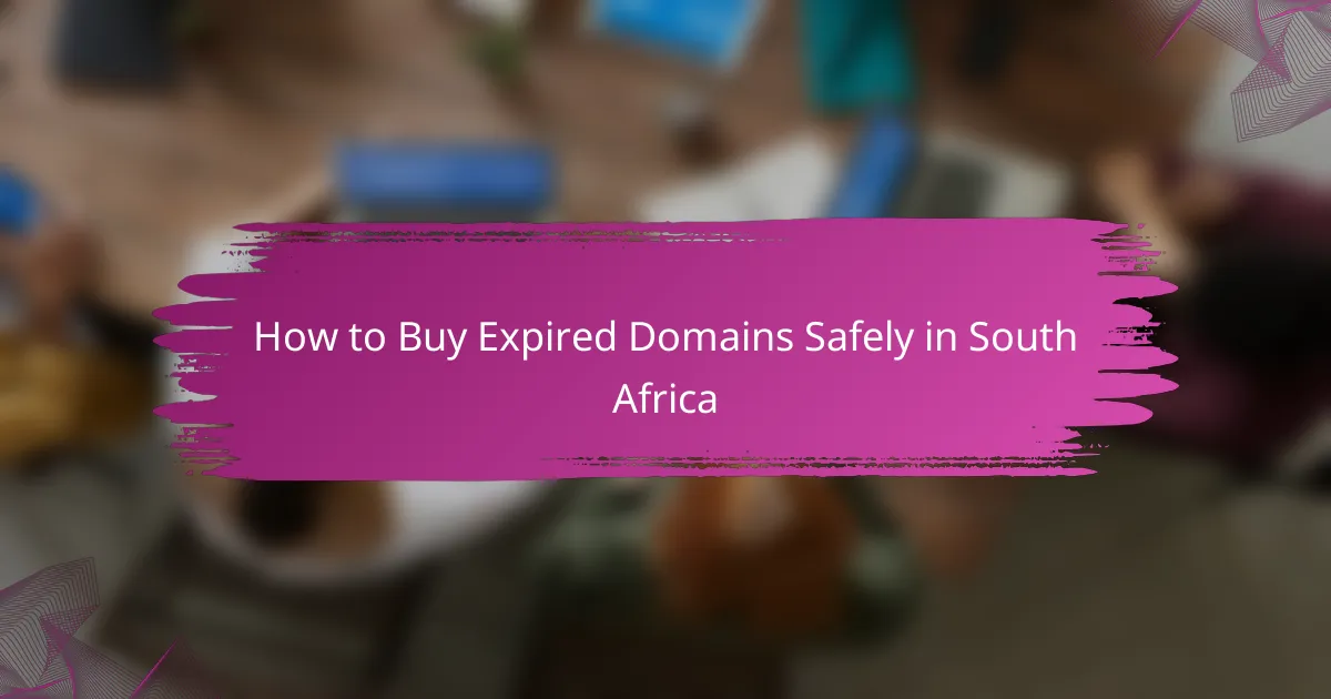 How to Buy Expired Domains Safely in South Africa
