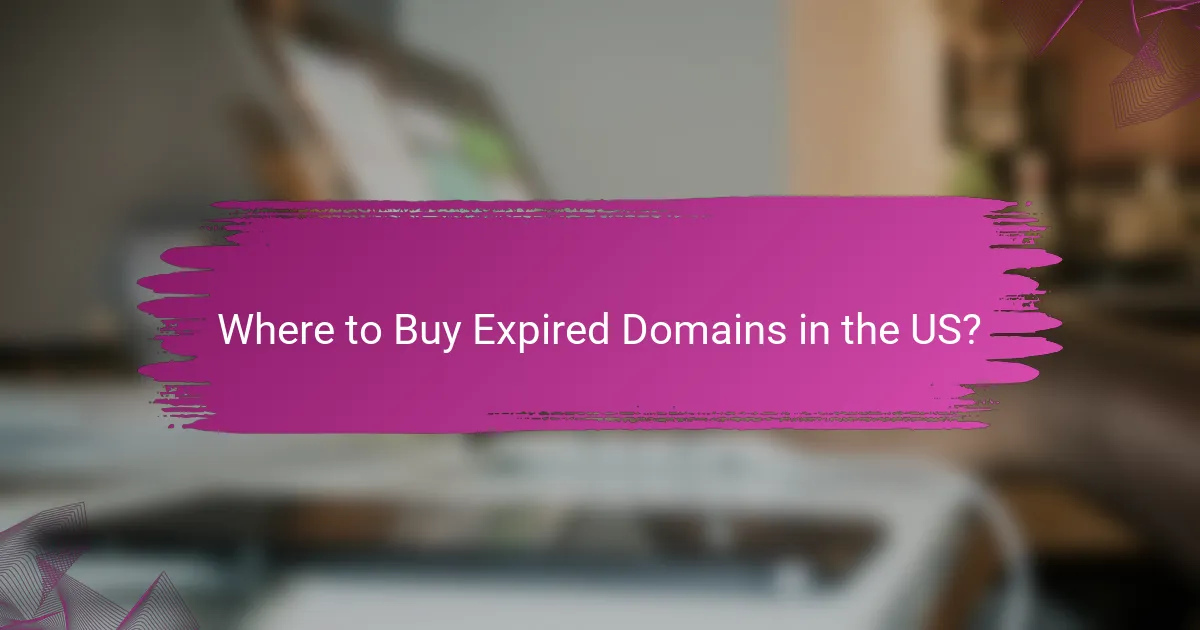 Where to Buy Expired Domains in the US?